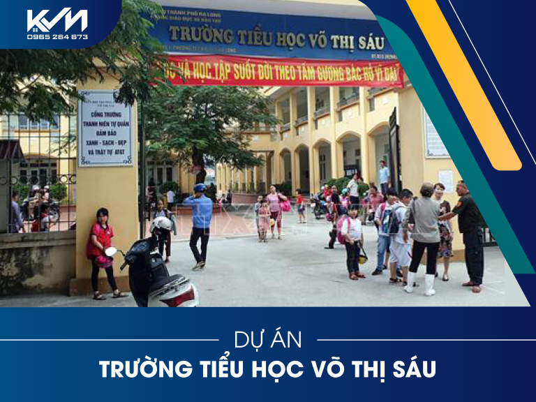Hoàn Thiện Dự Án Vách Ngăn Vệ Sinh Trường Tiểu Học Võ Thị Sáu